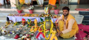 Rudrabhishek performed by pandit bijnesh shastri at lucknow