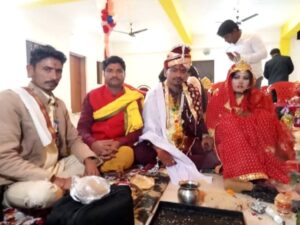 Vivah Sampann performed by Pandit Rajan Shastri ji with Bride and Groom